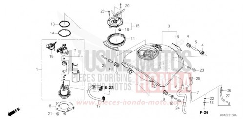 FUEL TANK CBF300NAN de 2022